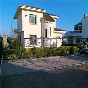 Back of the villa