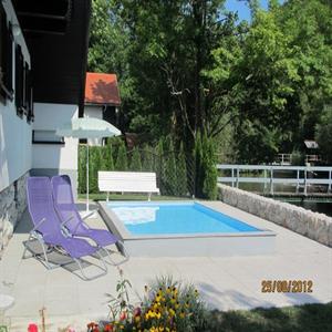 Relax at the pool, backside of the house