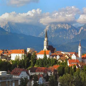 Capital city Kranj of Gorenjska, 10 min away