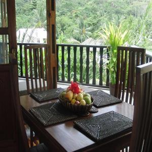 Veranda with sea view