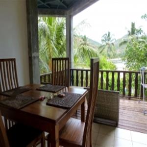 dinning are with sea view