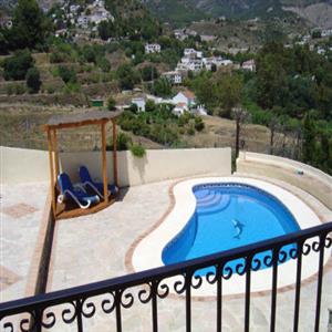 View off pool from main terrace