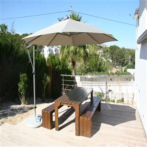 Terrasse with sunshade