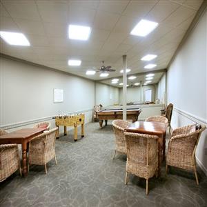 Recreation Room with Pool, Foosball & Bridge Table