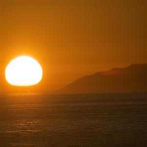Catalina Island @ Sunset Directly in Front of Unit