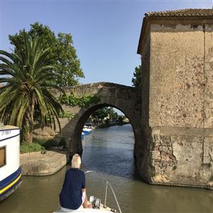 Bridge over the Canal du Midi at Le Somail