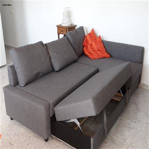 sofa bed in living area/kitchen Casita Mayo